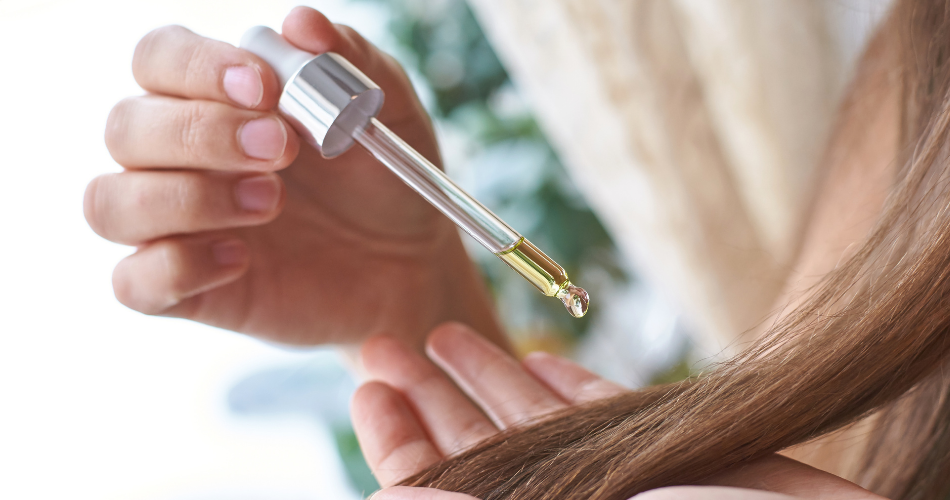 Olejowanie włosów olejem konopnym
