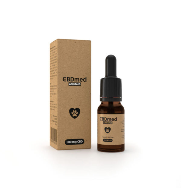 CBDmed – olej konopny 5% CBD dla zwierząt, 500 mg, 10 ml
