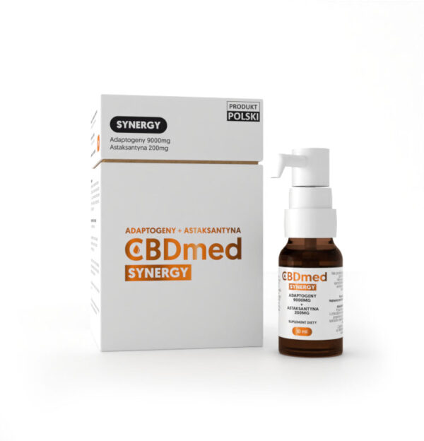 CBDmed Synergy – Ashwagandha, Gotu Kola, Brahmi i astaksantyna w naturalnym suplemencie