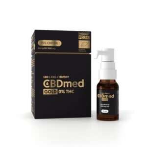 CBDmed Gold 15% – olej konopny z 1500 mg CBD i naturalnymi terpenami